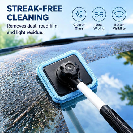 Dual  Car Windshield Cleaner, Double-Sided Window Cleaning Tool