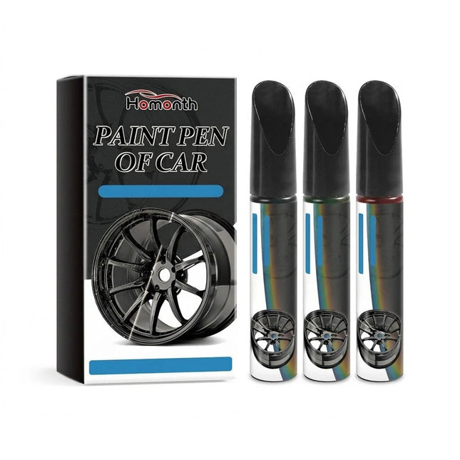 Car Wheel Scratch Repair Pen 9Pcs Black Rim Touch Up Paint for Cars Sale
