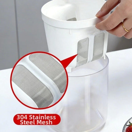 Stainless Steel Whey Separator Quick Strain Cheese Strainer Yogurt Making