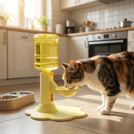 2026 NEW Gravity Cat Water Dispenser Stand, Automatic Cat Water Feeder