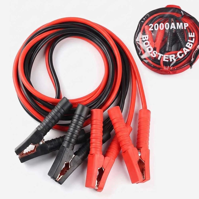 2000AMP Jumper Leads 4M Long Protection Car Battery Boost Cables Heavy Duty