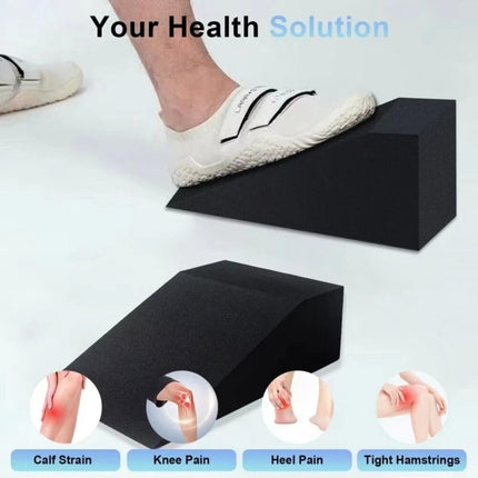 2PCS Wedge Stretch Slant Squat Board Slanting Yoga Block Exercise Gym Fitness