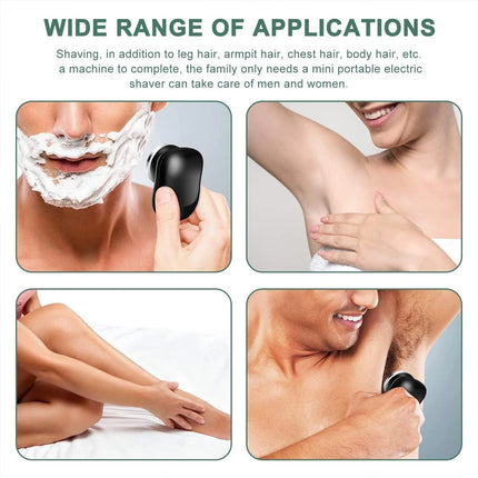 8500 rpm Mini-Shave For Men Electric Shaver Waterproof Rechargeable Razor Portab