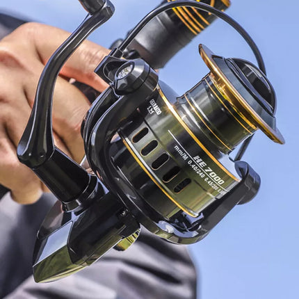 Fishing Reel HE7000 Max Drag 10kg High Speed Metal Spool Spinning Reel