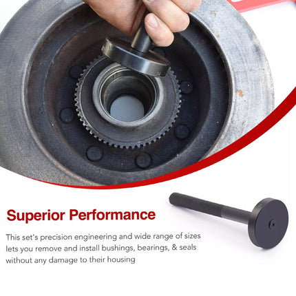 52Pc Custom Bushing Bearing Seal Driver Push Press Disc Tool Set 18mm-65mm