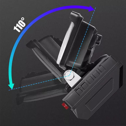 18V Li-Ion Battery LED Work Light Workshop Flashlights Torch Camping