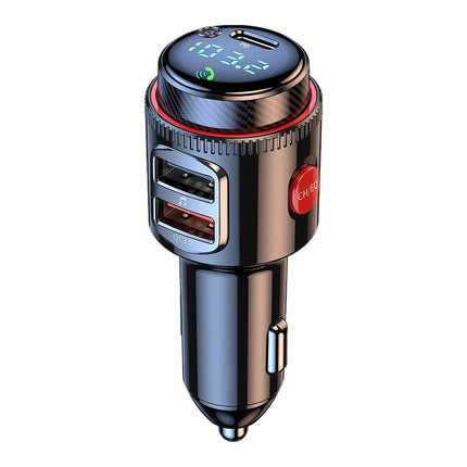 Bluetooth Adapter Car Wireless FM Radio FM Transmitter PD Dual USB Charger MP3