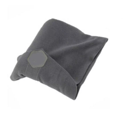 2Pcs Pillow Portable Neck Collar Brace Soft Support Trip Rest Nap Black+Grey