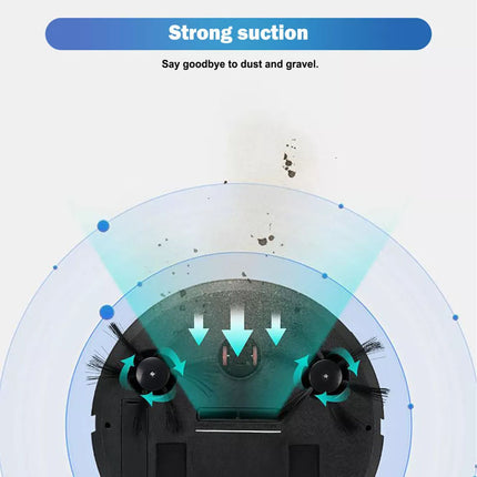 Smart Robot Vacuum Cleaner Automatic Floor Sweeper Carpet Clean Rechargeable