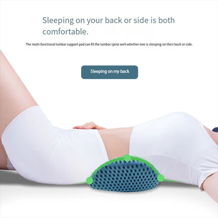 Lumbar Support Pillow for Sleeping Memory Foam Back Support Pillow  (blue)