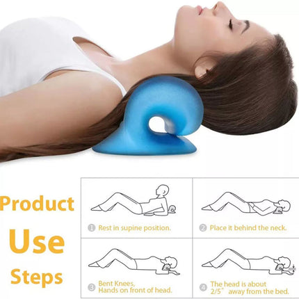 Neck Stretcher Relaxer Pillow for Shoulder Pain Relief Cervical Traction Device