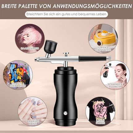 Cordless Airbrush Kit with Compressor Handheld Rechargeable Air Brush Gun Kit