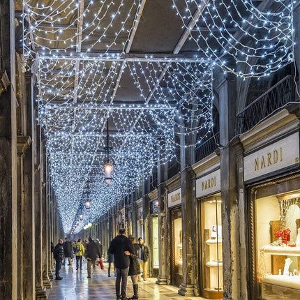 Christmas Decorations Curtain String Lights Cold White