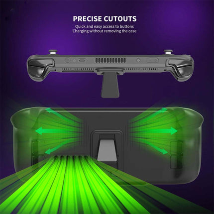Protective Stand Case Cover Removable Back Shell For Steam Deck Game Accessories