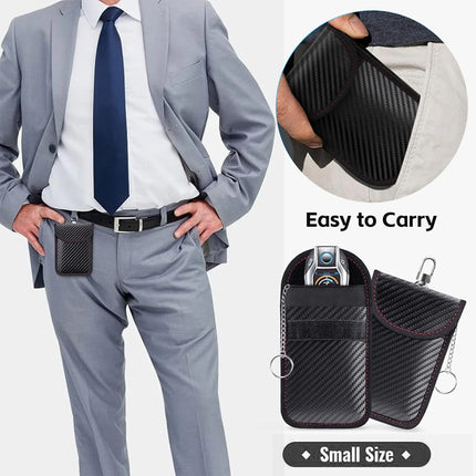 Premium Faraday Box & Pouch Set:  Car Key Protector