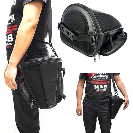 Motorcycle Tail Bag Rear Seat Bag Shoulder Backpack Touring Bag Waterproof