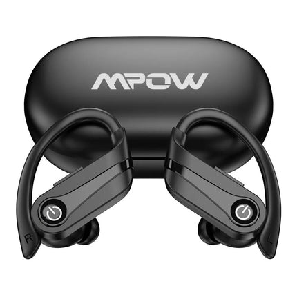Wireless Bluetooth Ear-Hook Earphones Headphones Sports Gym Earbuds Mic