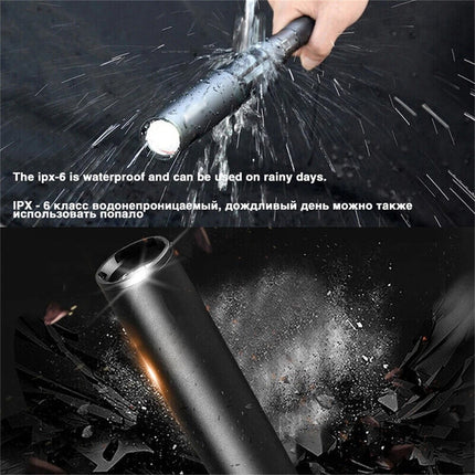 90000LM Powerful Baseball Bat LED Flashlights Waterproof Aluminium for Emergency