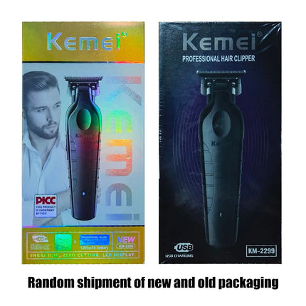 Cordless Hair Trimmer 0mm Zero Gapped Carving Clipper Detailer