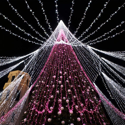 Christmas Decorations Curtain String Lights Cold White