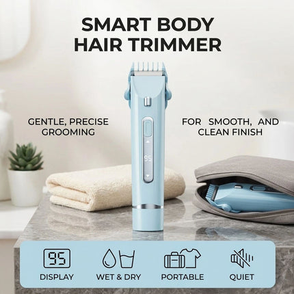 LED Dual Head Shaver Women Electric Bikini Trimmer Wet & Dry Use Hair Removal