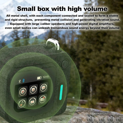 Powerful Bluetooth Speaker with LED Display Screen Wireless Portable Mini Stereo