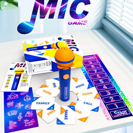 Exciting Grab the Mic Family Karaoke Board Game Lyric Cards Birthday Party