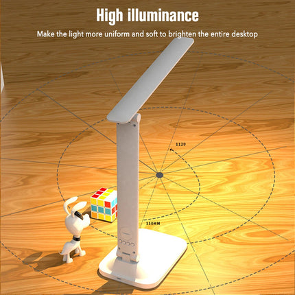 Touch LED Desk Lamp Bedside Study Reading Table Light USB Ports Dimmable