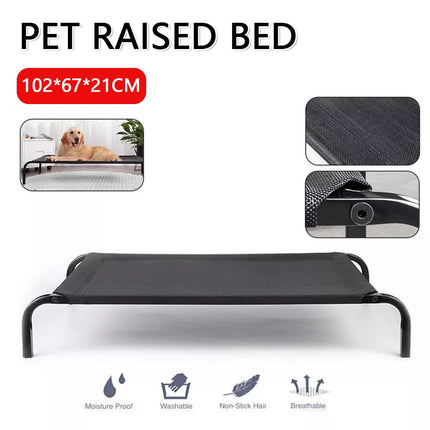 Heavy Duty Pet Raised Bed Elevated Trampoline Hammock Cat Dog Raised Deluxe