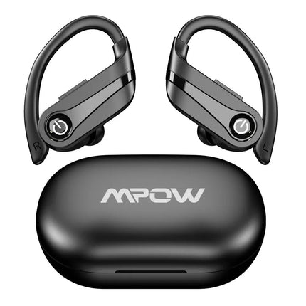 Wireless Bluetooth Ear-Hook Earphones Headphones Sports Gym Earbuds Mic