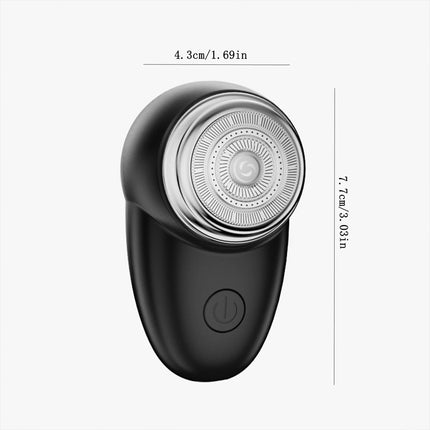 8500 rpm Mini-Shave For Men Electric Shaver Waterproof Rechargeable Razor Portab