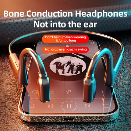Open Ear Bluetooth Sport Headphones Bone Conduction Wireless Earphones with Mic