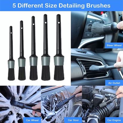 11X Car Wheel Tire Brushes Set Vehicle Detailing Cleaning Tool Wash Brush Kit