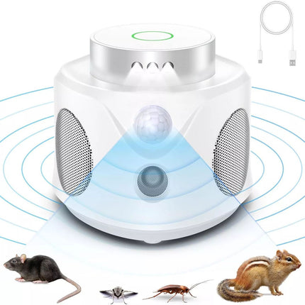 USB Possum Repeller w/ Ultrasonic Chemical Free Insect Pest Rat Mouse Repellent