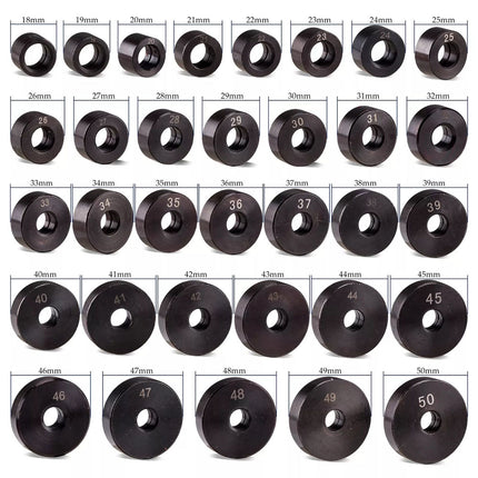 52Pc Custom Bushing Bearing Seal Driver Push Press Disc Tool Set 18mm-65mm