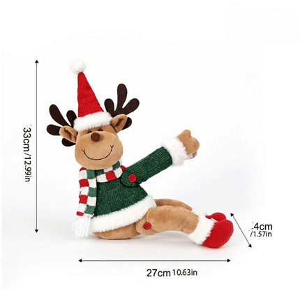 Santa Claus Curtain Clips Elk Christmas Curtain Buckle Living Room