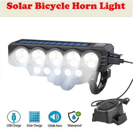 1200LM LED Bike Light Waterproof USB Rechargeable Bicycle Front Headlight Bar