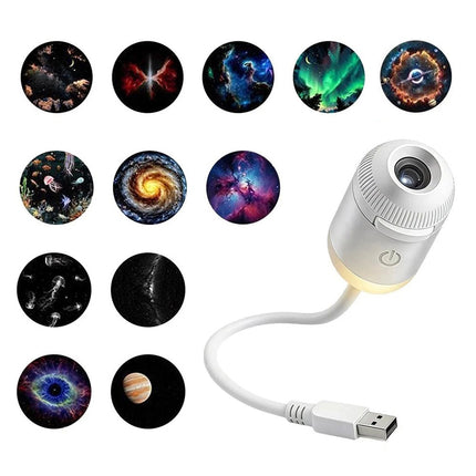 Galaxy projector, 2-in-1 Starry Sky Projector and Night Light, High-resolution