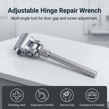 Professional Door Hinge Adjustment Tool - Universal Hinge Adjustment Wrench