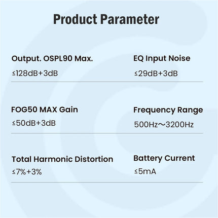 1 Pair Hearing Aid Rechargeable Invisible BTE with Charger Dock 1 year Warranty