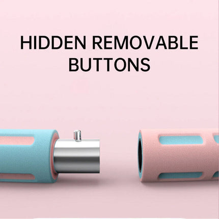 Fitness Hula Hoop Detachable Home Exercise Lose Weight Workout Adults Hoola Blue-Pink