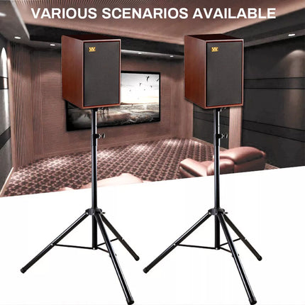 0.9-1.8M Stand Speaker Stands Heavy Duty Tripod Adjustable Portable Carry Home Studio stand