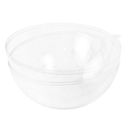 10X Clear Plastic Ball Christmas Baubles Fillable Xmas Tree Ornament Deco