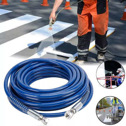 1/4'' Airless Paint Sprayer Hose Tube Connector Spray Pipe Painting 15m