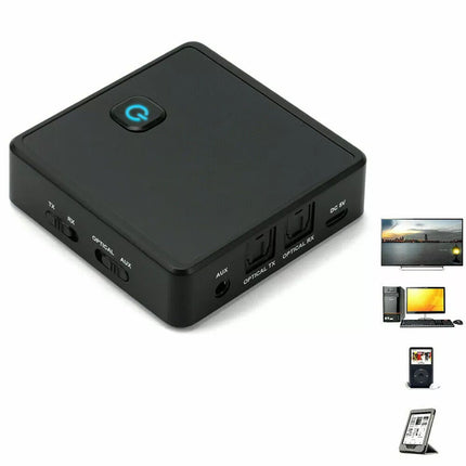 Bluetooth 5.0 Transmitter Receiver Audio RCA Optical Wireless Adapter for TV PC