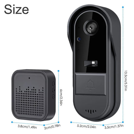 Smart Video Doorbell With HD Security Camera IP65 WiFi Low Power Door Intercom