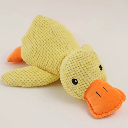 Mellow Dog Calming Duck,Durable Squeaky Dog Toy for Indoor Puppy