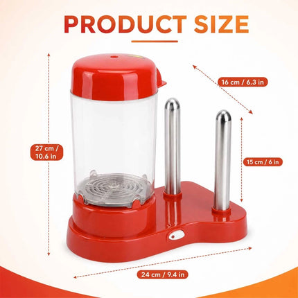 2 in 1 Electric Hot Dog Maker Sausage Cooker Bun Warmer Machine AU Plug
