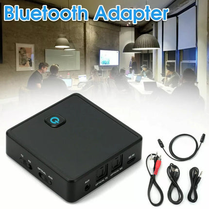 Bluetooth 5.0 Transmitter Receiver Audio RCA Optical Wireless Adapter for TV PC