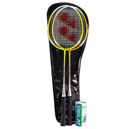 2-Player Badminton Racquest Racket Set with Badminton Shuttlecocks